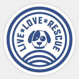 Live Love Rescue Sticker